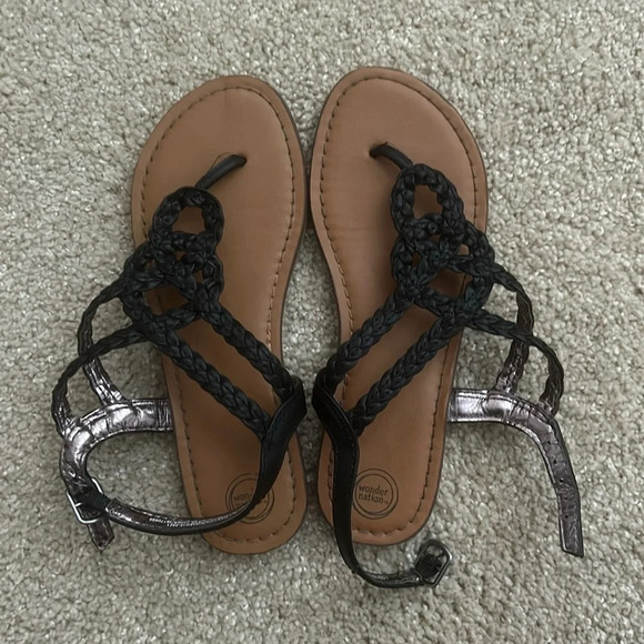 wonder nation Other - Girls Black Sandals Wonder Nation Size 1